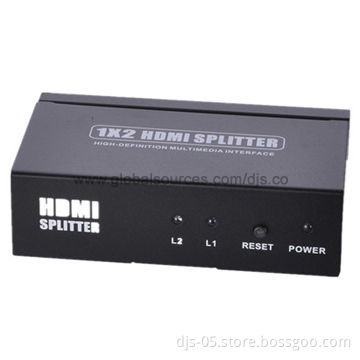 HDMI 1x2 Splitter,Supports 4kx2k, 3D,1080p Resolution, Easy to Use and Best Price, CE-/FCC-certified
